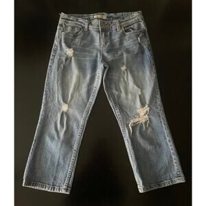 AEROPOSTALE Distressed Crop Jeans sz 7/8